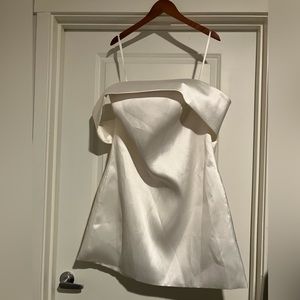 LW165 - Bow Back Shift Dress Amsale